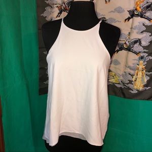 Zara size‎ small gray and white Foley top shirt